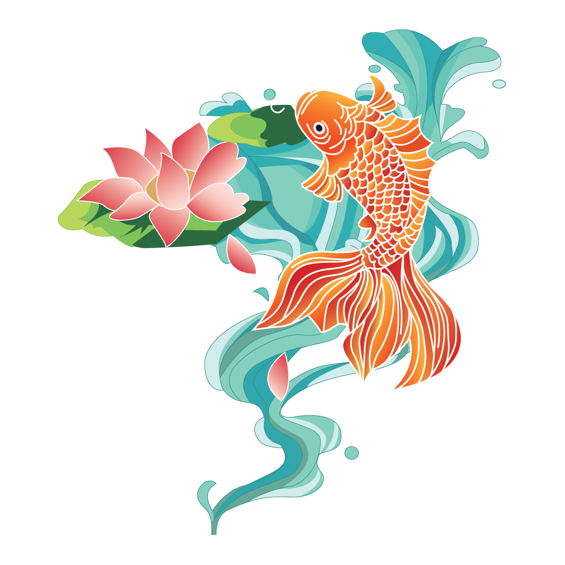 鱼跃龙门