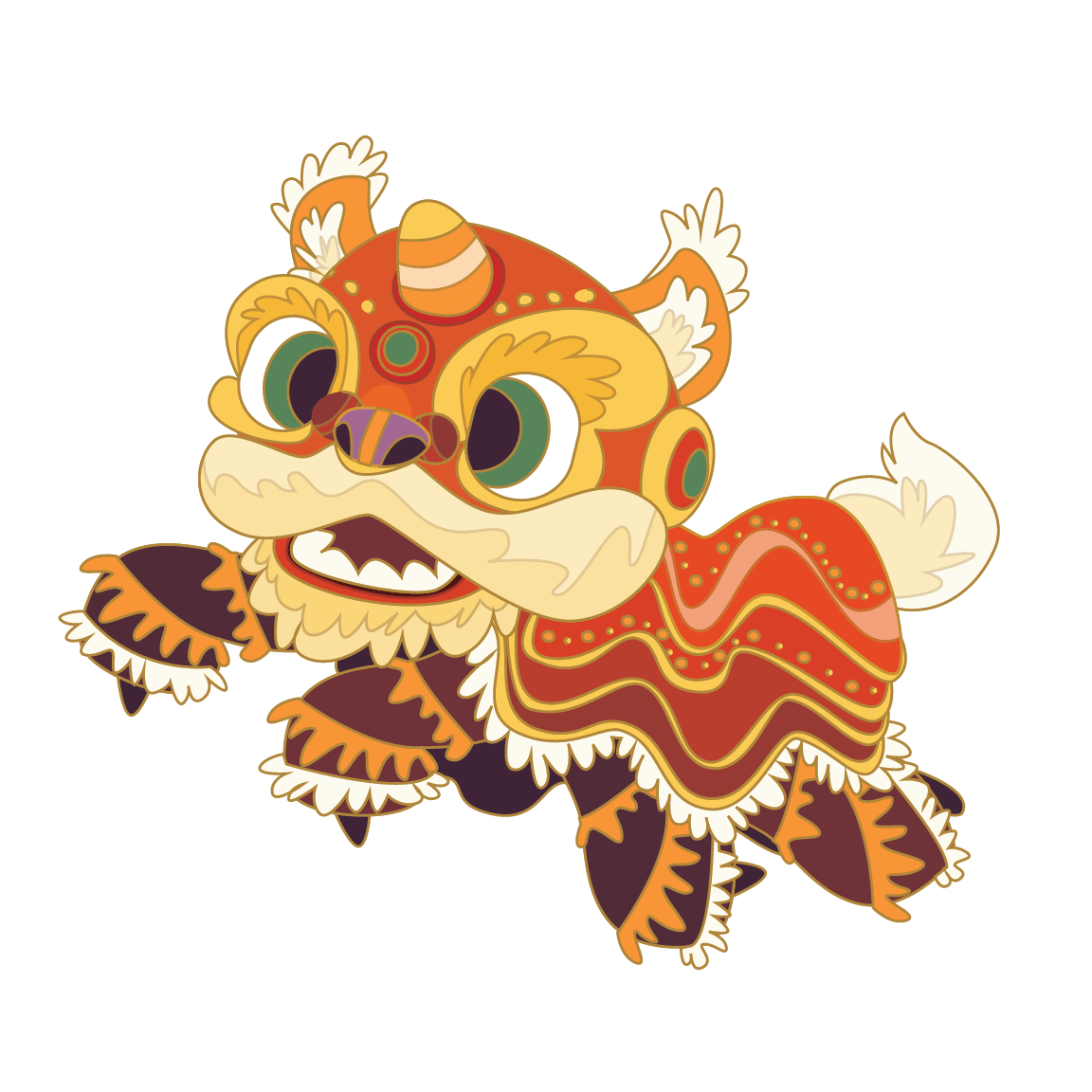 瑞狮呈祥
