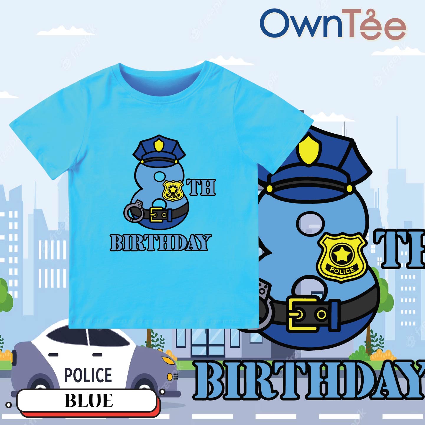 Birthday Policeman 08-06