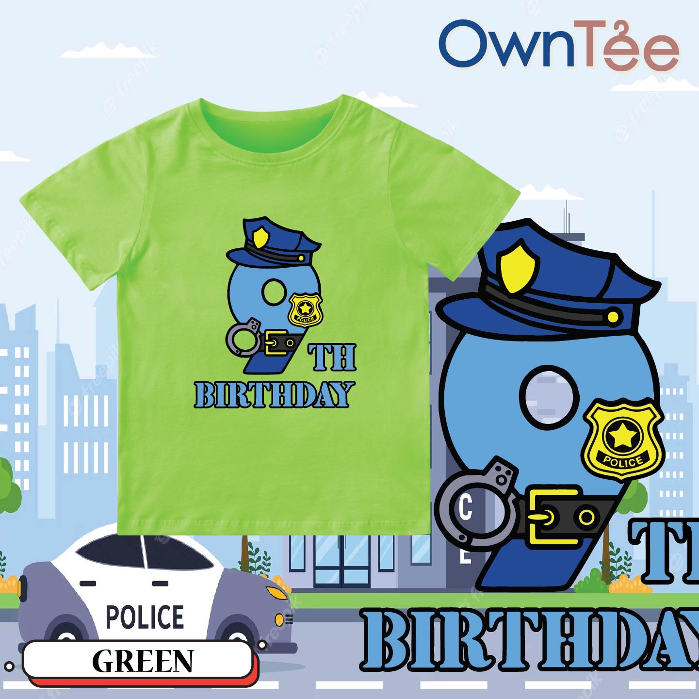 Birthday Policeman 09-07