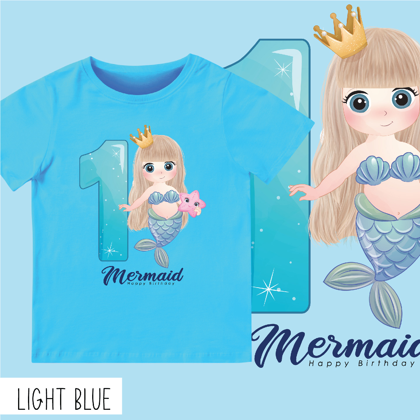 Mermaid HBD 1 LB-01-01