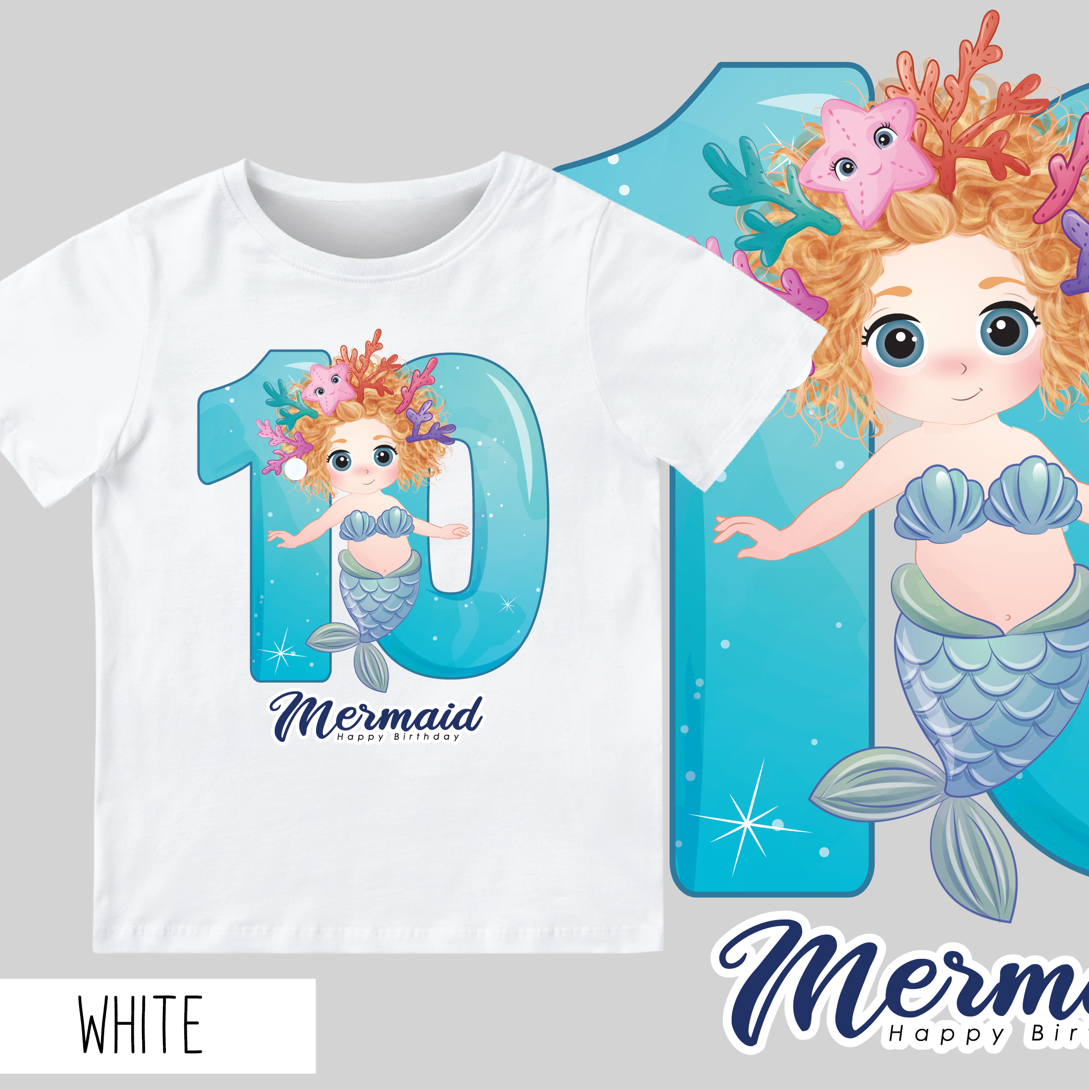 Mermaid HBD 10 WH-01