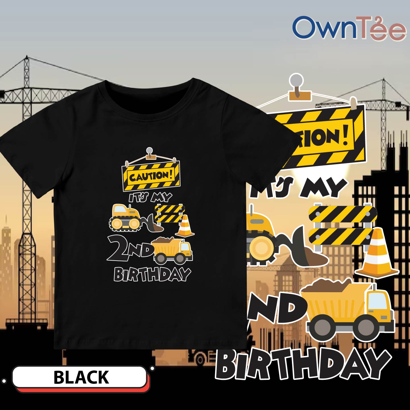 Birthday - Construction 1 Family Black-08