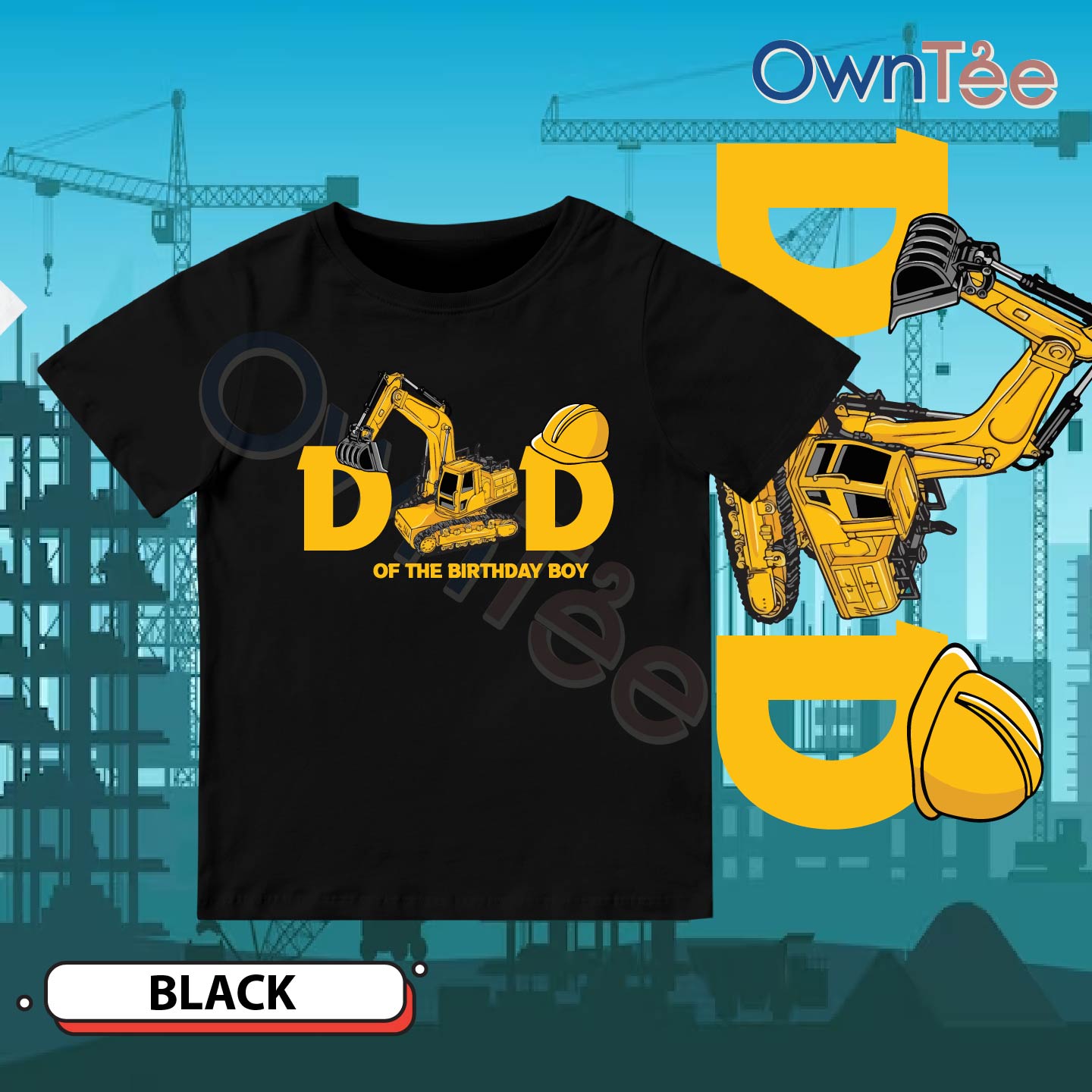 Birthday - Construction Family Black-02