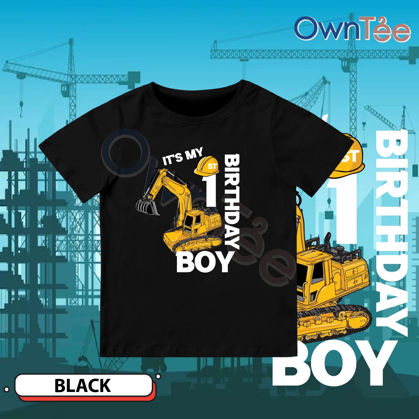 Birthday - Construction Family Black-06