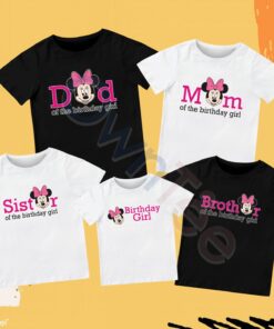 Birthday Tee - Minnie Family