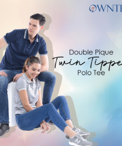 Double Pique Twin Tipped Unisex Polo Tee (UH02)