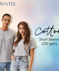 Round Neck Cotton Tshirt (230gsm)
