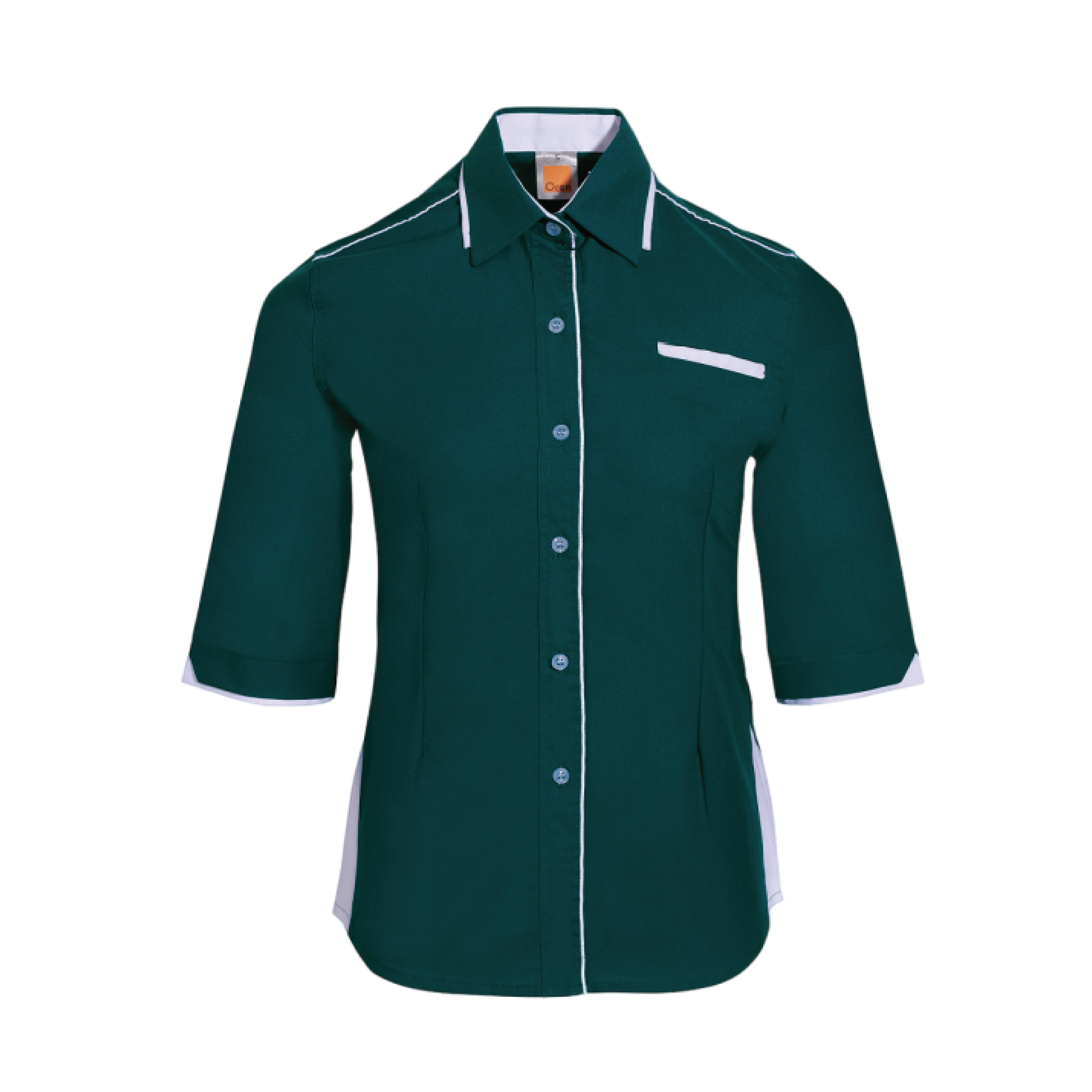 (L) Midnight Green/White