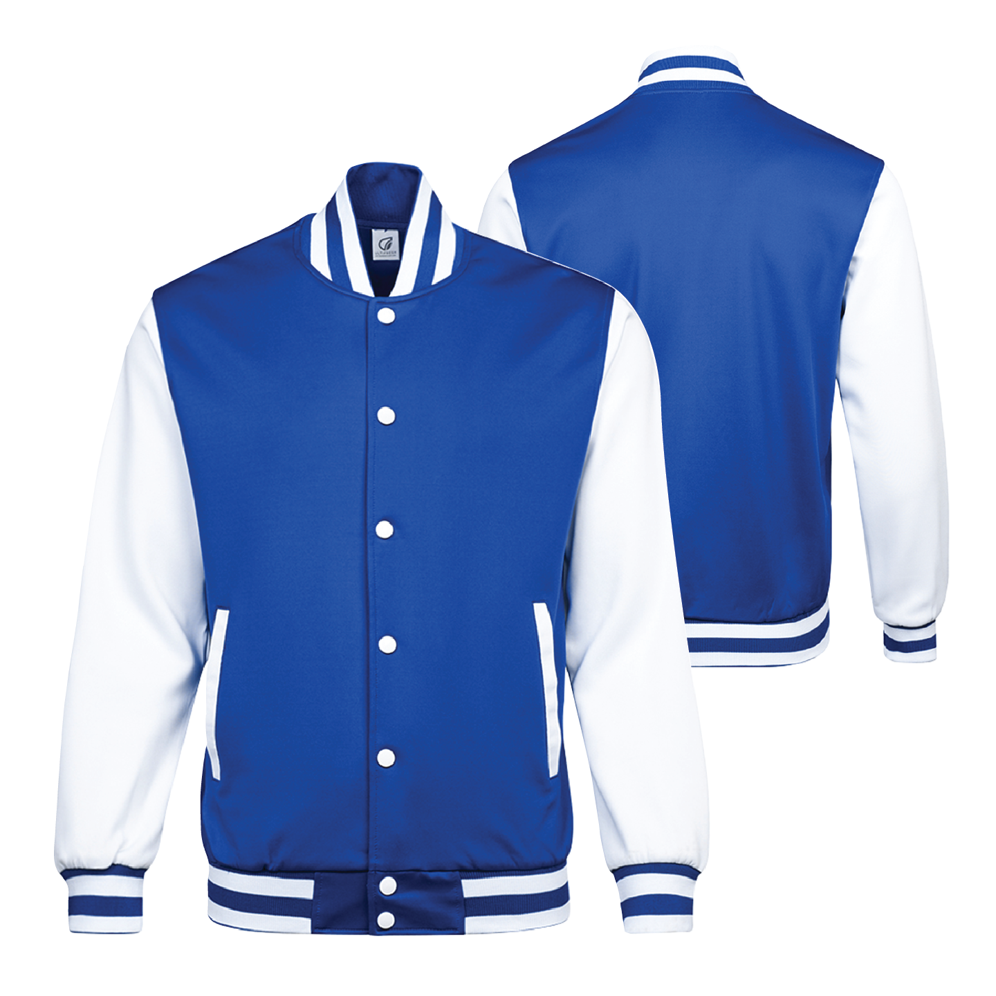 Royal Blue + White